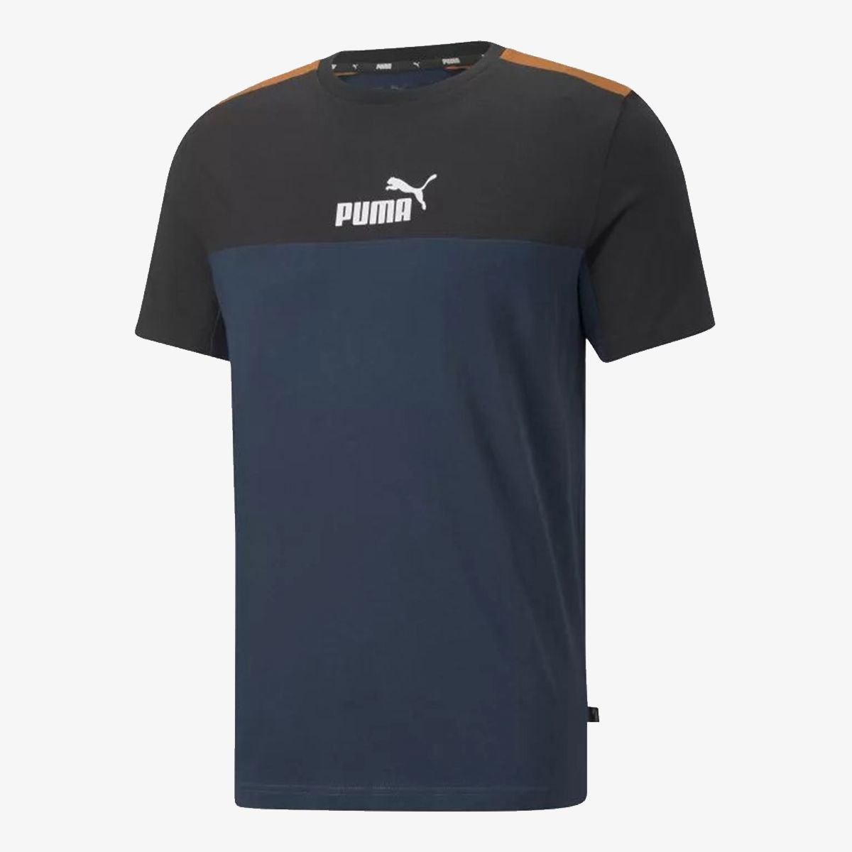 Tričko Puma ESS+ Color Block Sports T-Shirt Modrá | 847426-73, 0