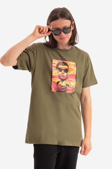 Tričko Maharishi Warhol Polaroid Portrait T-Shirt Zelené | 9711.OLIVE, 0