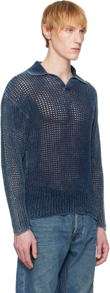 Sveter Diesel Diesel K-Squared Open Knit Polo Modrá | A17534-0CBDP-8AT, 1