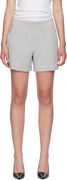 ANINE BING Kam Framed Monogram Shorts