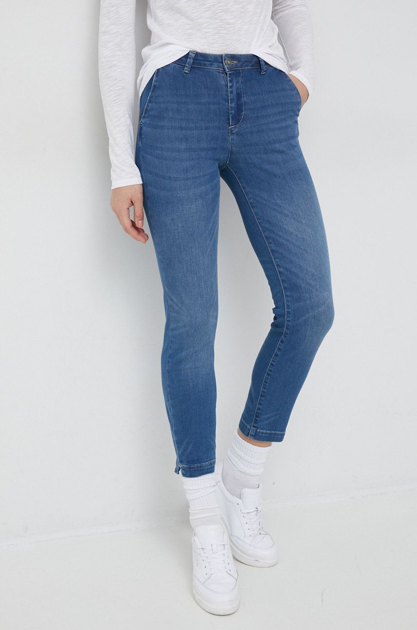 Džínsy United Colors of Benetton Scarlett Jeans Navy | 4NF1DF02U.902, 0
