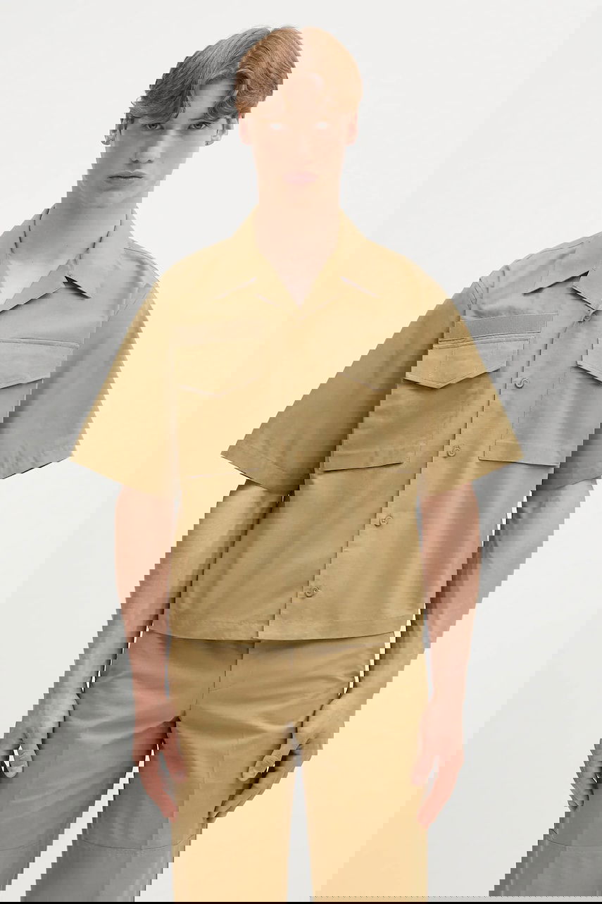 Košeľa Helmut Lang Helmut Lang Boxy Field Shirt Béžová | P01HM504, 0