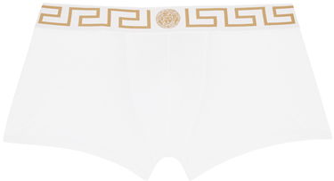 Boxerky Versace Three-Pack Greca Border Boxers Biela | AU10326_A232741, 1