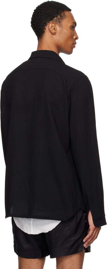Košeľa Rick Owens Rick Owens Concordians Work Shirt Čierna | RU02E1292 WA, 2
