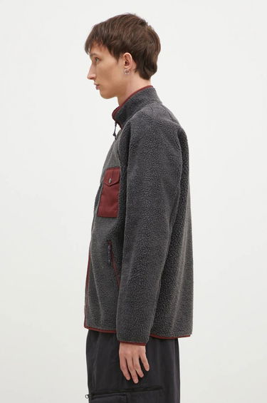 Mikina FJÄLLRÄVEN Pile Fleece Jacket With Chest Pocket Šedá | F84158.030.352, 1