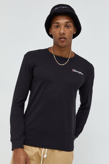 Tričko Champion Crewneck T-Shirt Čierna | 217868, 1