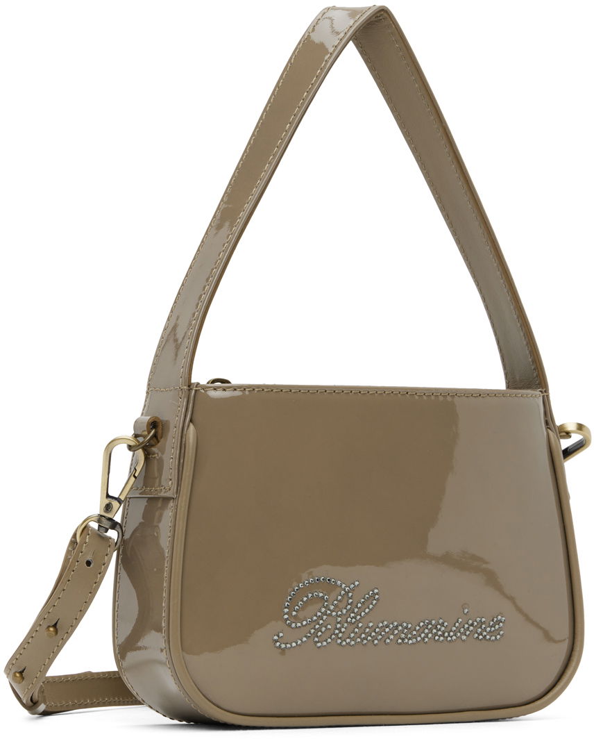 Kabelka Blumarine Small Rhinestone Shoulder Bag Béžová | P344W002A, 1