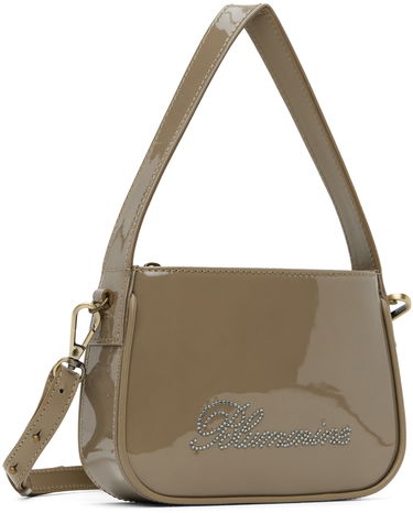 Kabelka Blumarine Small Rhinestone Shoulder Bag Béžová | P344W002A, 1