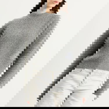 Sveter Cecilie Bahnsen Cecilie Bahnsen Bega Fisherman Knit Šedá | 325KNI51001, 2