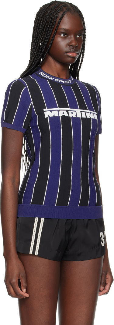 Tričko Martine Rose Martine Rose Tight Logo T-Shirt Fialová | 959YA12500, 1