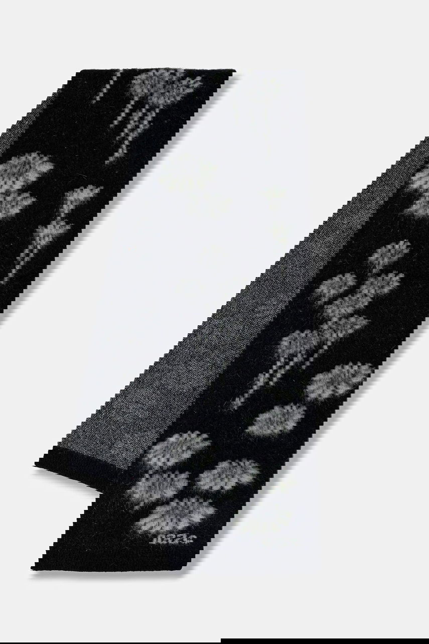 Šál 032C Wool Blend Scarf Melting Daisies Čierna | F25.UAK.3331.000, 0