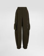 Dolce & Gabbana Waxed Faille Cargo Pants