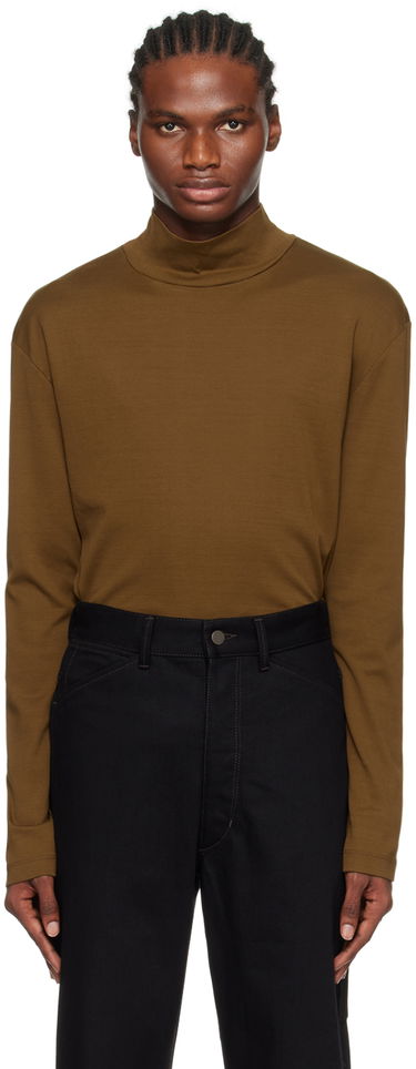 Sveter LEMAIRE Lemaire Ribbed Turtleneck Longsleeve Hnedá | TO1130 LJ060, 0