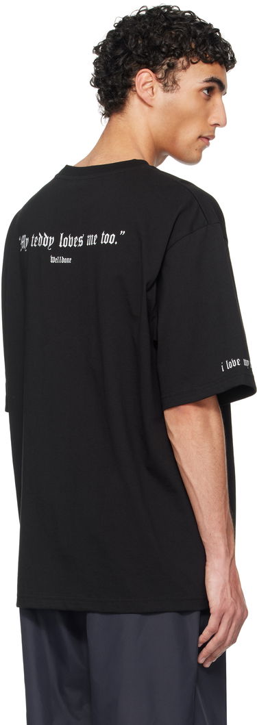 Tričko We11done We11done Teddy Graphic T-Shirt Čierna | WD-TT1-25-796-U-BK, 2