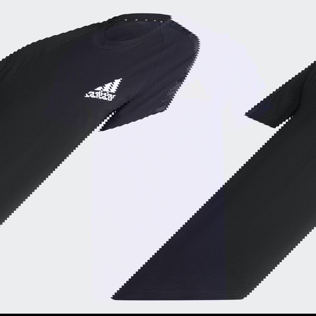Tričko adidas Performance AEROREADY Designed to Move Sport Motion Logo T-Shirt Modrá | H28784, 1