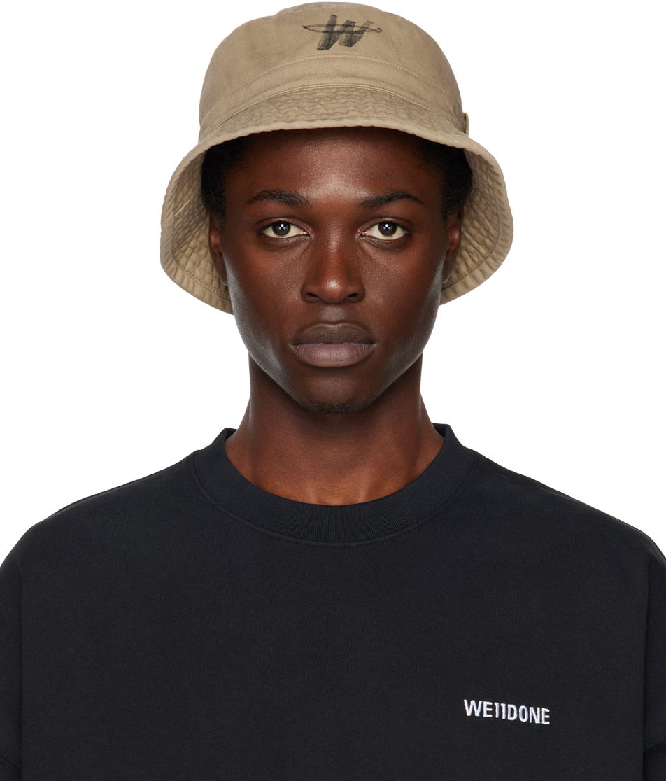 Šiltovka We11done We11done WD One Logo Bucket Hat Béžová | WD-AH3-22-404-U-BG, 0