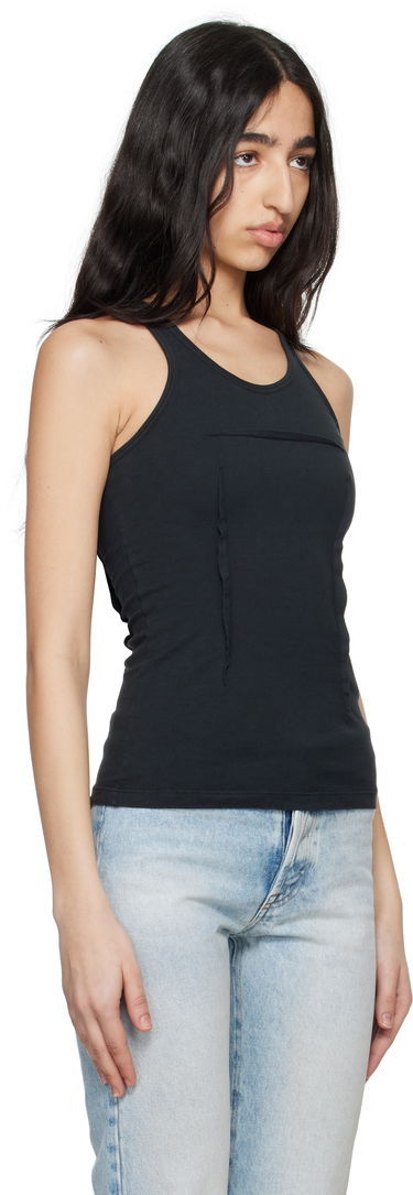Tielko Maison Margiela MM6 Maison Margiela Heavy Cotton Jersey Tank Top Čierna | S62NL0051 M20108, 1