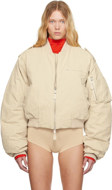 Bomber bunda Entire Studios Entire Studios A-4 Bomber Jacket Béžová | ESU-S25-1008-BA, 0
