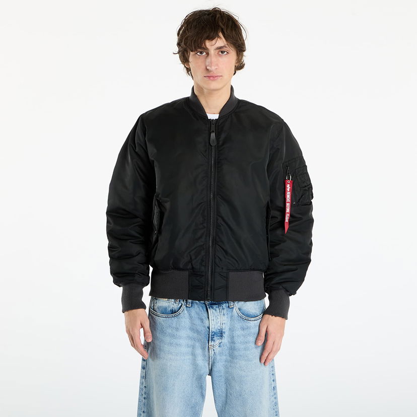 Bomber bunda Alpha Industries Bomber Jacket MA-1 Distressed Čierna | 258128-03