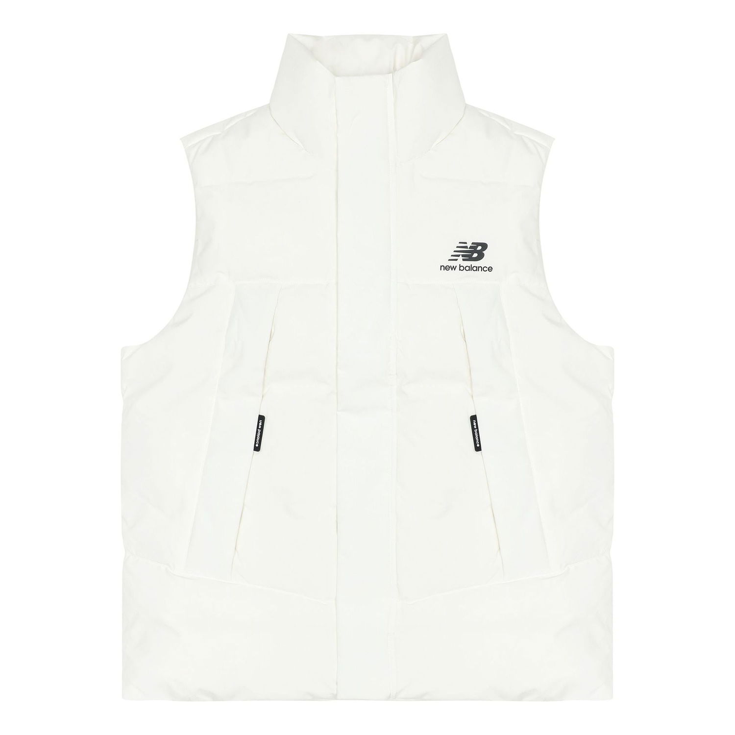 Vesta New Balance Pocket Puffer Vest Biela | AMV24360-CIC, 0