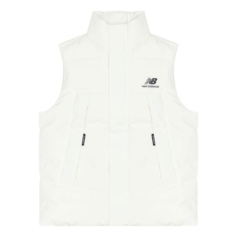 Vesta New Balance Pocket Puffer Vest Biela | AMV24360-CIC