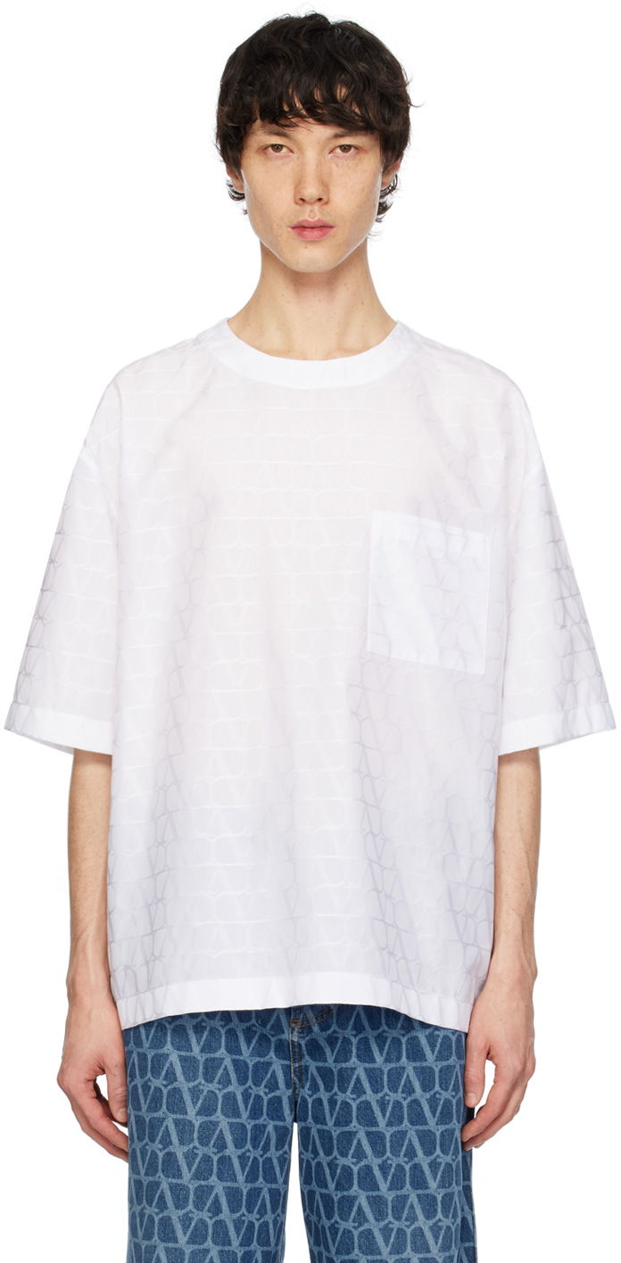 Tričko Valentino Iconographe T-Shirt Biela | 4V3CJI209VC, 0
