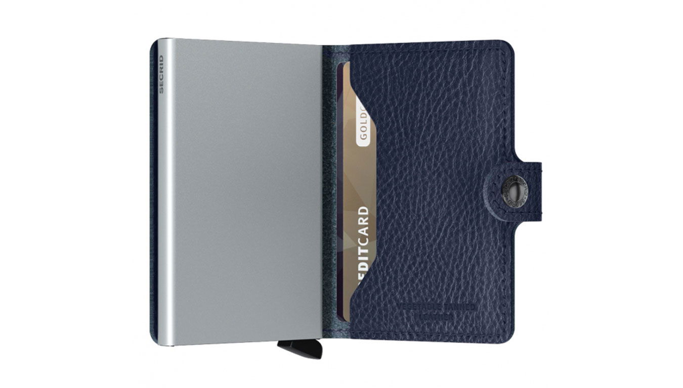 Miniwallet "Navy-Silver"