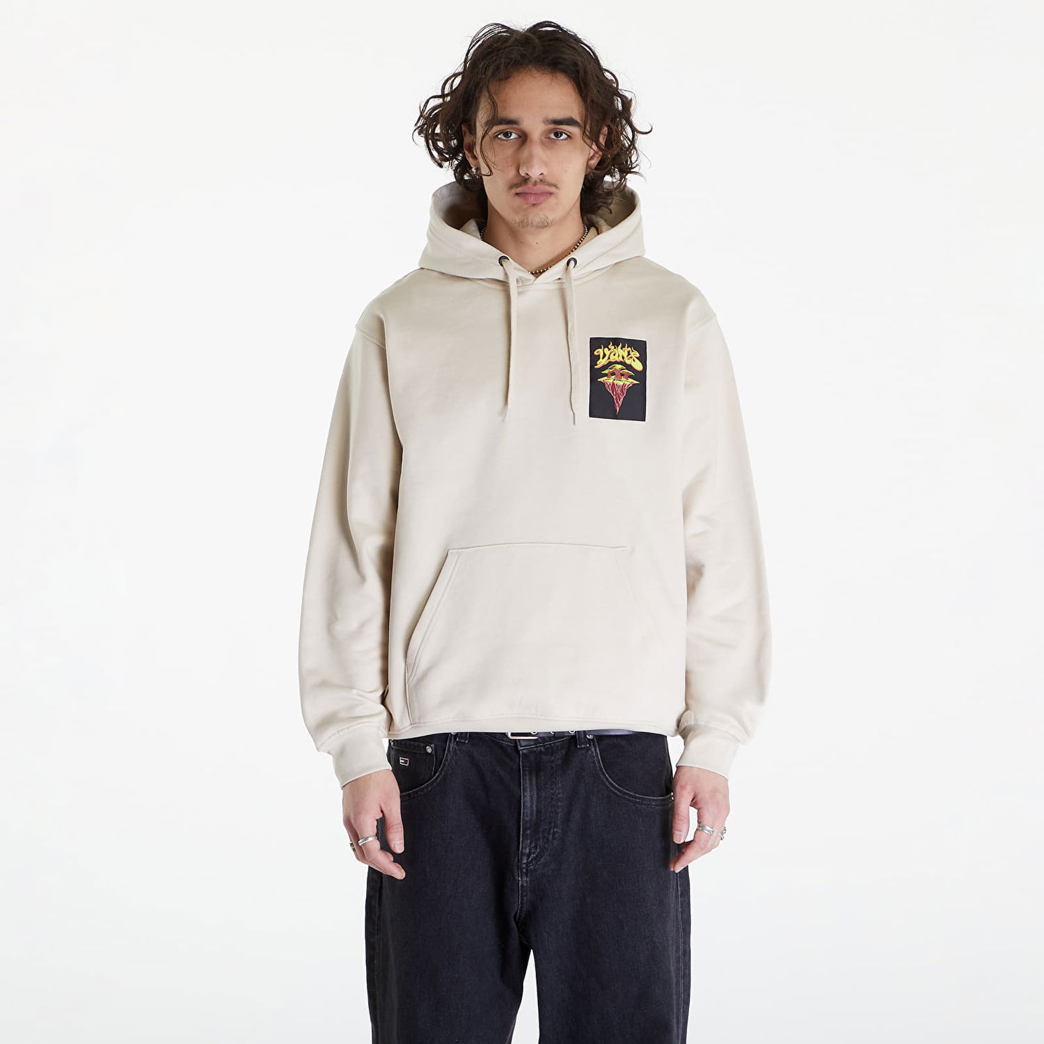 Mikina Vans Meteor Mushroom Loose Pullover Hoodie Oatmeal Béžová | VN000GE32N11, 0