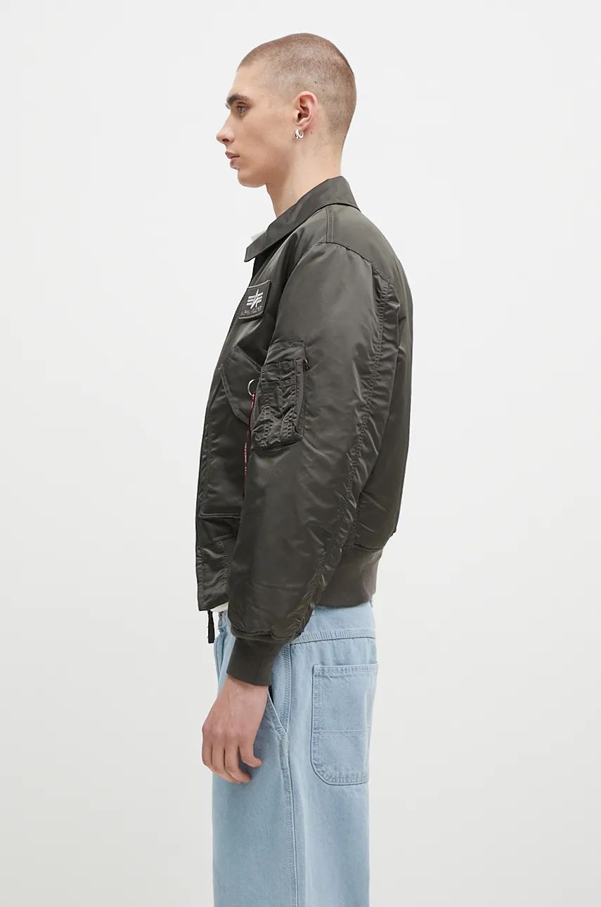 Bomber bunda Alpha Industries Bomber Jacket Oversize Zelené | 100102.04, 1