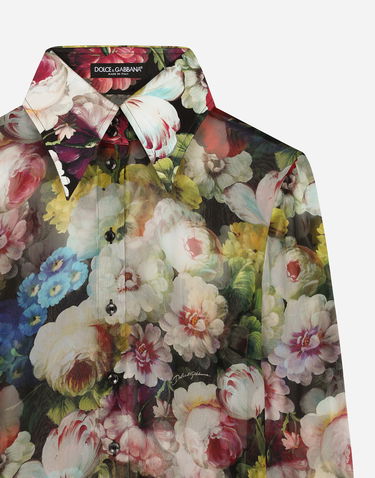 Košeľa Dolce & Gabbana Shirt Floral Print Rôznofarebný | F5R08TIS1SRHN4YF, 2