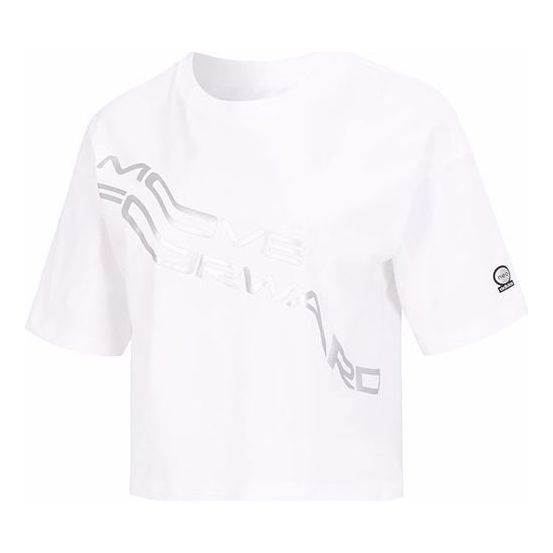 Crop Top adidas Originals Neo Logo Cropped T-Shirt Biela | IA6757, 0