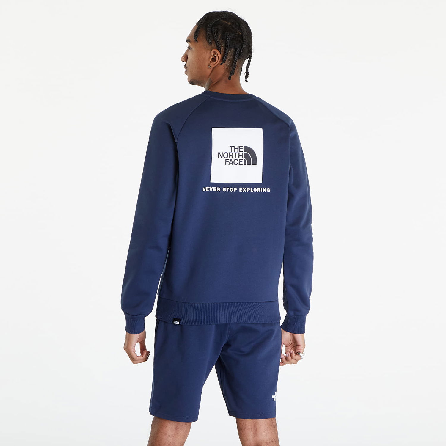 Mikina The North Face Raglan Redbox Crew - New Summit Navy Navy | NF0A4SZ98K21, 1
