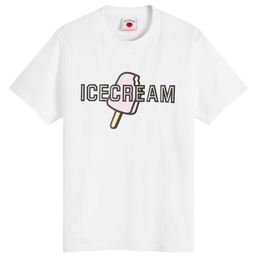 Tričko BBC IceCream Popsicle Graphic T-Shirt, Size Large Biela | ICWW25315-WHT