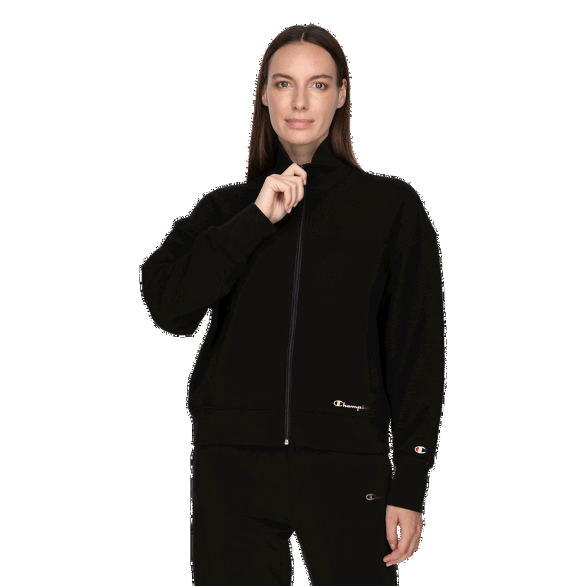 Mikina Champion TAPE Full-Zip Sweatshirt Čierna | CHA243F609-01