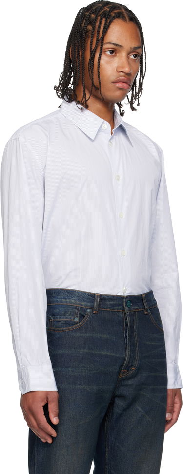 Košeľa OUR LEGACY Beyond Striped Button-Up Shirt Biela | M4252BD, 1