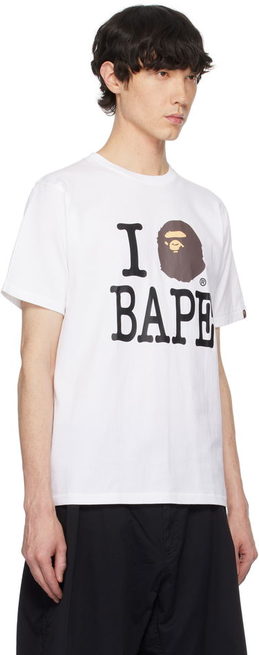 Tričko BAPE Black 'I Love Bape' Graphic T-Shirt Čierna | 001TEK801043M, 4