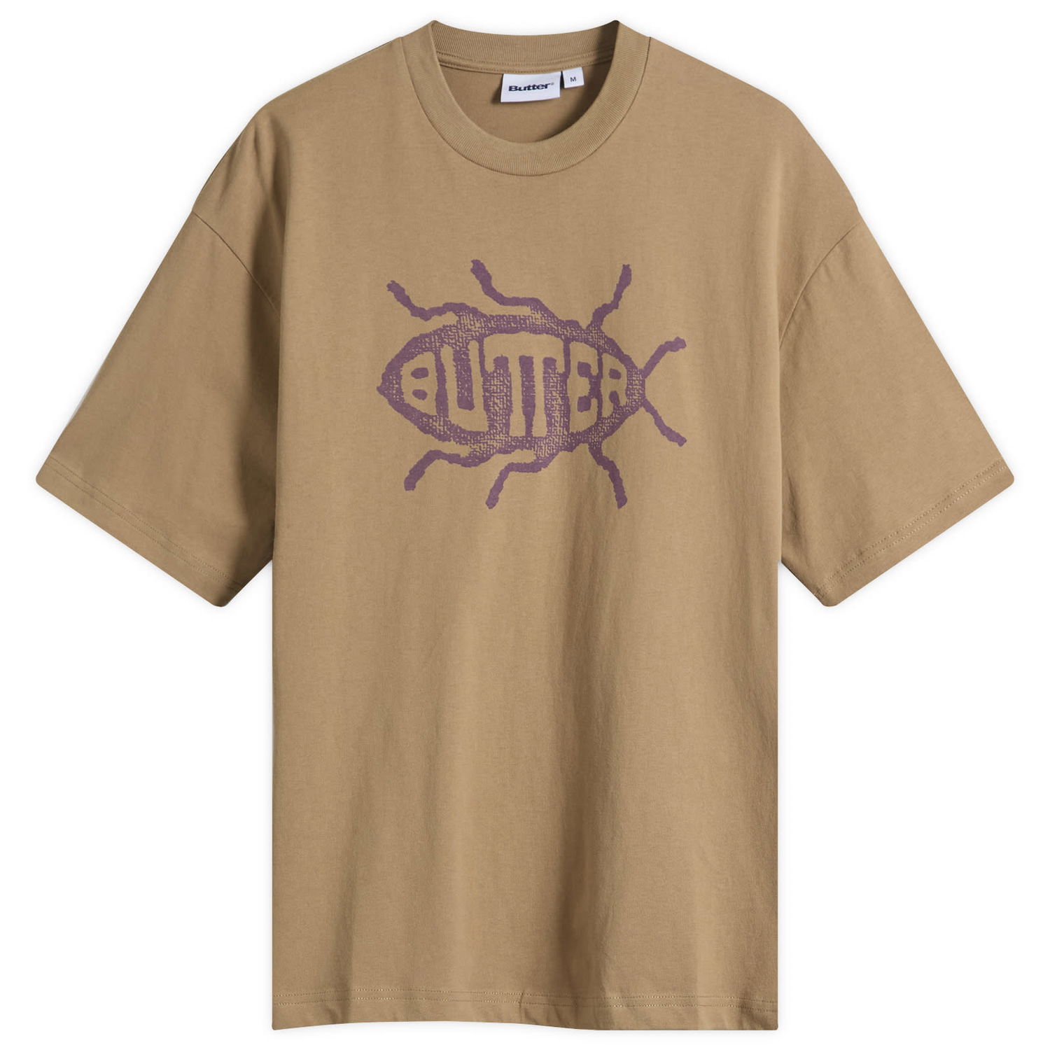 Tričko Butter Goods Roach Graphic T-Shirt, Size Large Hnedá | BG253107-STN, 1