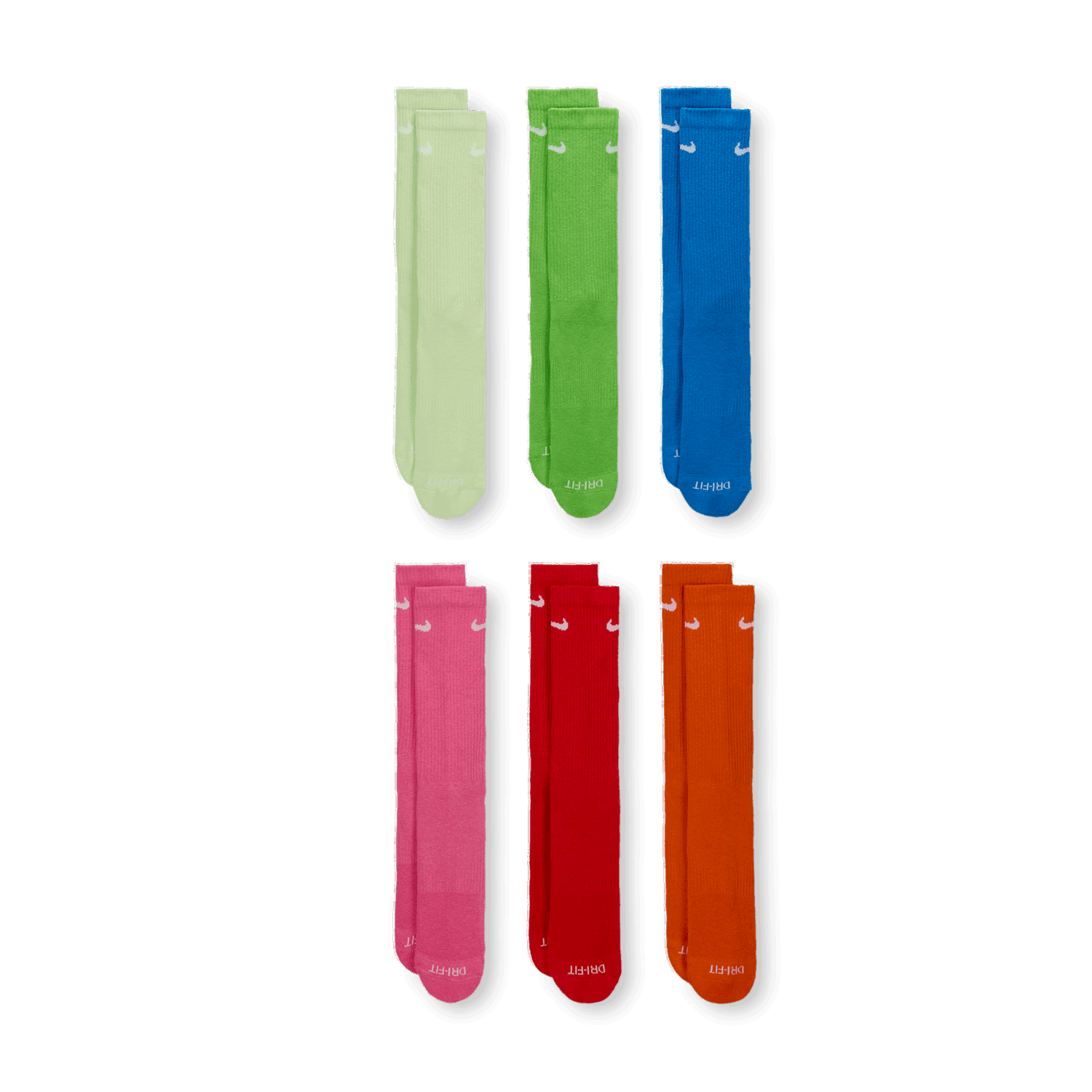 Ponožky Nike Everyday Plus Cushioned Training Socks (6 Pairs) Zelené | SX6897-969, 1