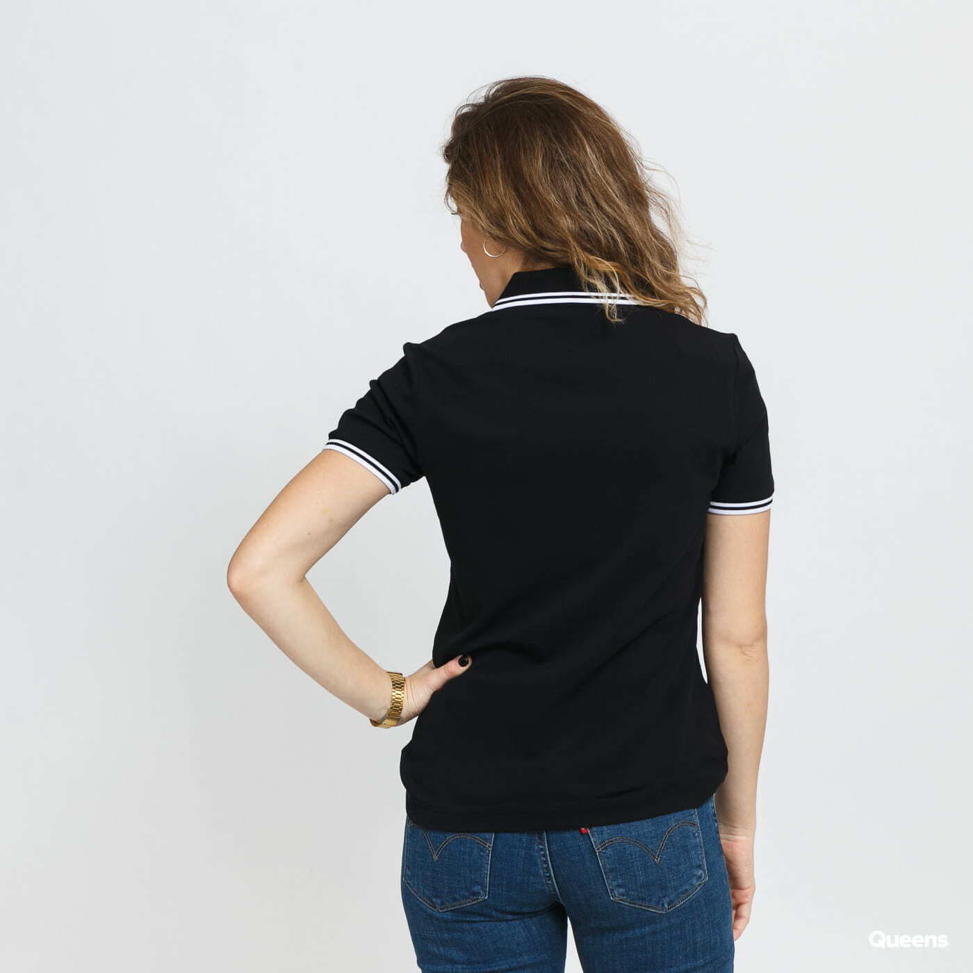 Polo tričko Fred Perry Fred Perry Twin Tipped Shirt Čierna | G3600 350, 1