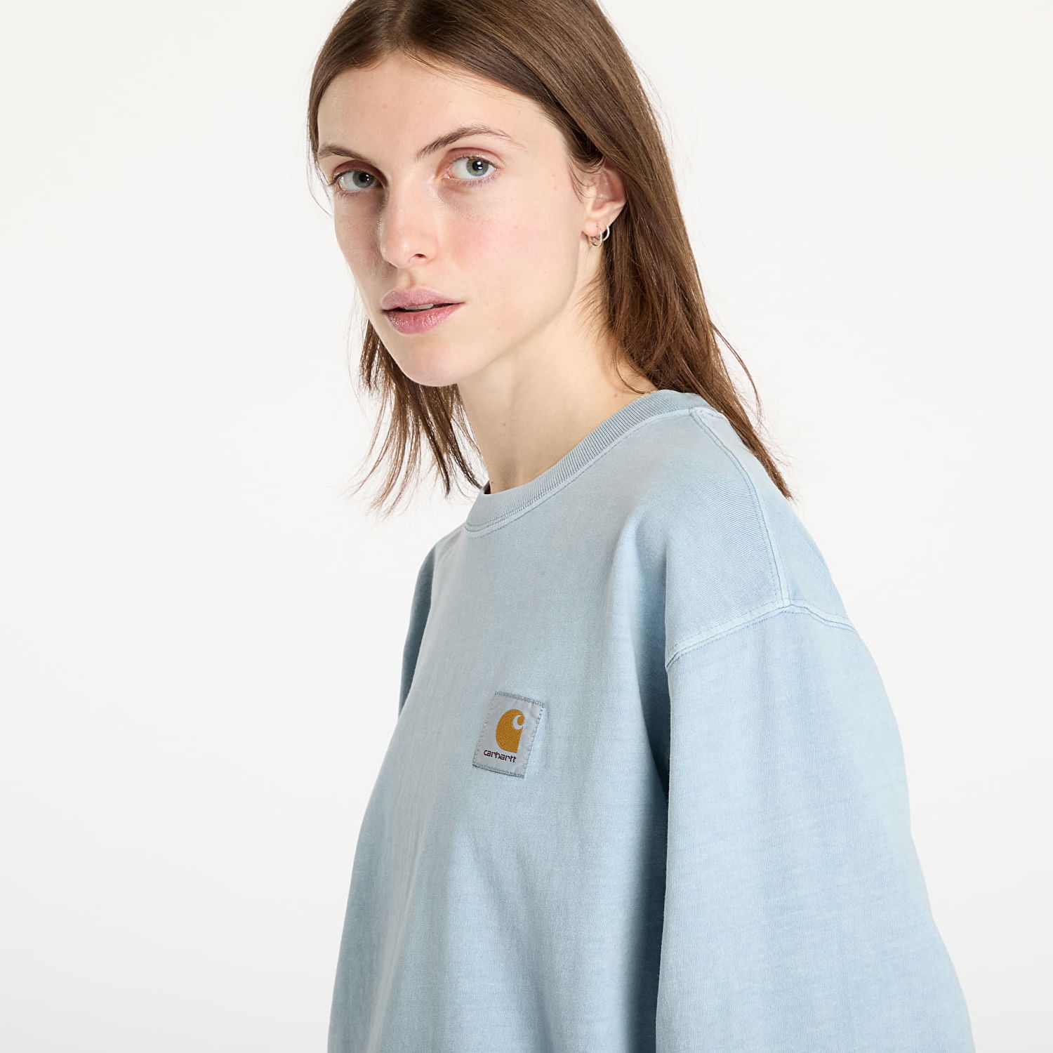 Tričko Carhartt WIP Vista T-Shirt Dusty Ice Modrá | I030779.2BSGD, 1