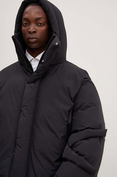 Prešívaná bunda HELIOT EMIL Black Puffer Jacket Čierna | PREAW24.M.02.131.BLK01, 4