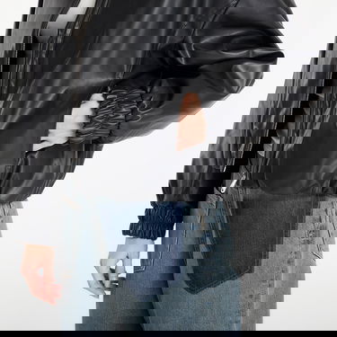 Bomber bunda CALVIN KLEIN Calvin Klein Jeans Faux Leather Insulated Jacket Čierna | LV047E507G UB1, 2