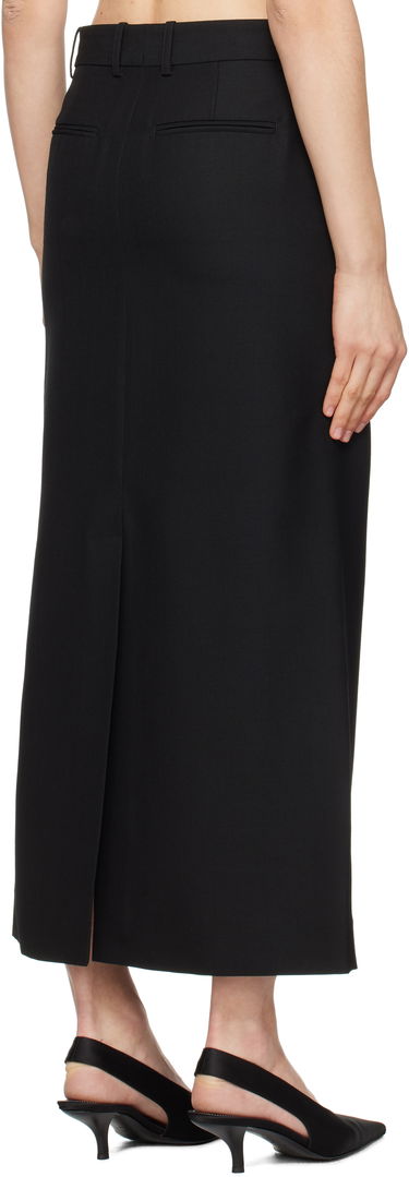 Sukňa TOTEME TOTEME Low-Waist Straight Maxi Skirt Čierna | 251-WRB4288-FB0026, 2