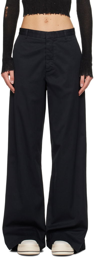 Nohavice R13 R13 Trench Trousers Čierna | R13WR245-R319B, 0