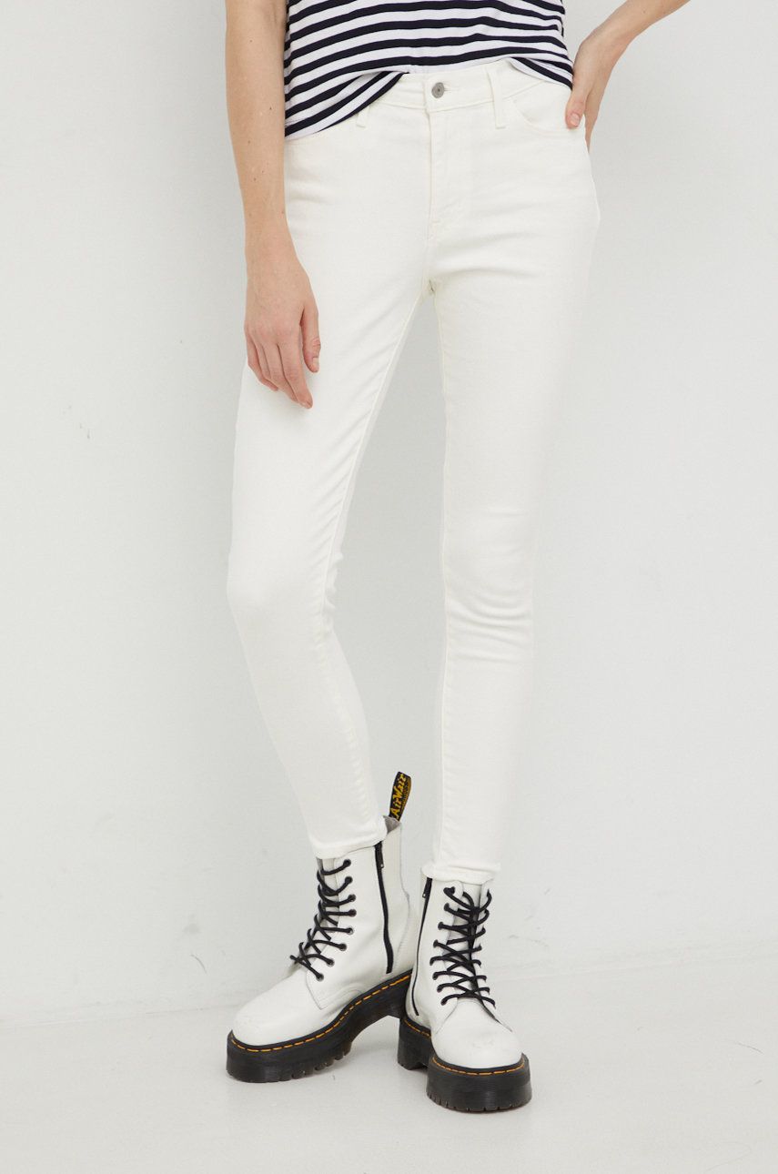 Džínsy Levi's Jeans 720 Hirise Super Skinny Biela | 52797.0342, 0