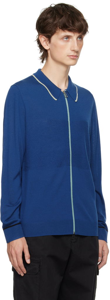 Sveter Paul Smith PS Paul Smith Zip Cardigan Modrá | M2R-219Y-L21862, 1