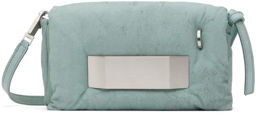 Taška cez rameno Rick Owens Rick Owens Porterville Pillow Griffin Bag Tyrkysová | RA02D0545 LBAPA