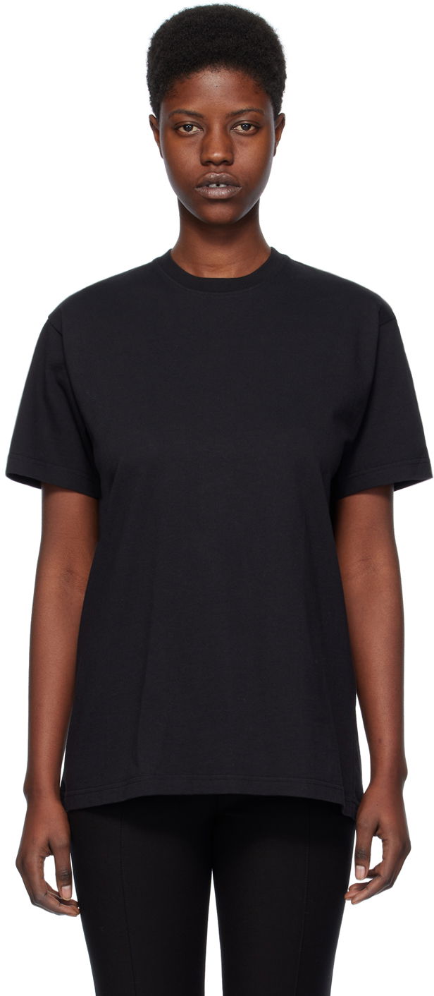 Tričko TOTEME Straight T-Shirt Čierna | 232-5043-786, 0