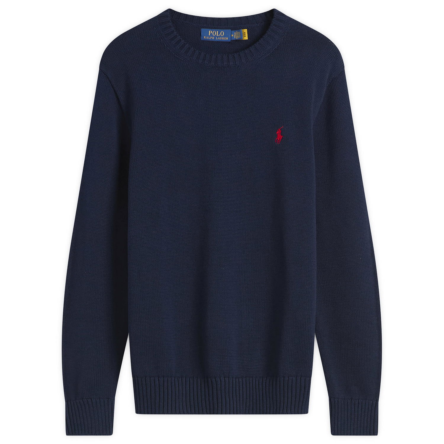 Sveter Polo by Ralph Lauren Cotton Knit Jumper Navy | 710810846-BLU, 1