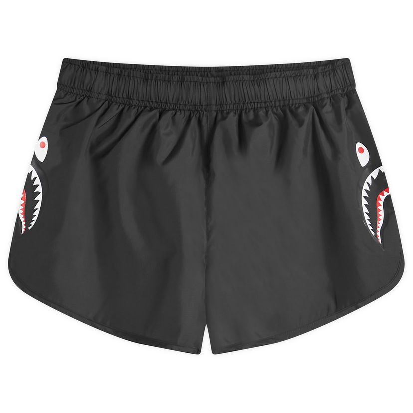 Šortky BAPE A Bathing Ape Women's Shark Running Shorts in Black, Size Large | END. Clothing Čierna | 001SPK302002L-BLK